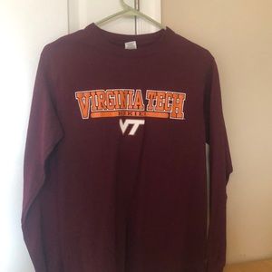 virginia tech hokies long sleeve shirt